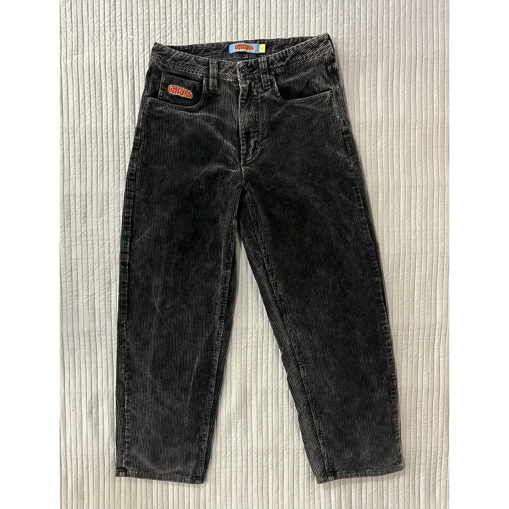 Empyre Corduroy Pants Dark Brown Baggy Y2k Skater Relaxed Pants Size 28x26 - Picture 1 of 11